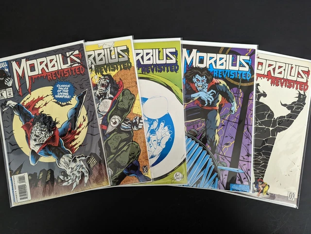 Morbius Revisited #1-5 (Complete 1993 Marvel Series) Full Lot set run 1 2 3 4 5