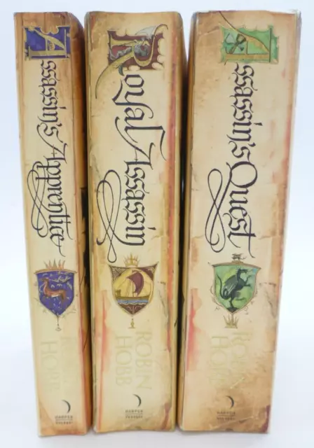 The Farseer Trilogy by Robin Hobb 1996 Assassin's Apprentice, Royal & Quest #E2