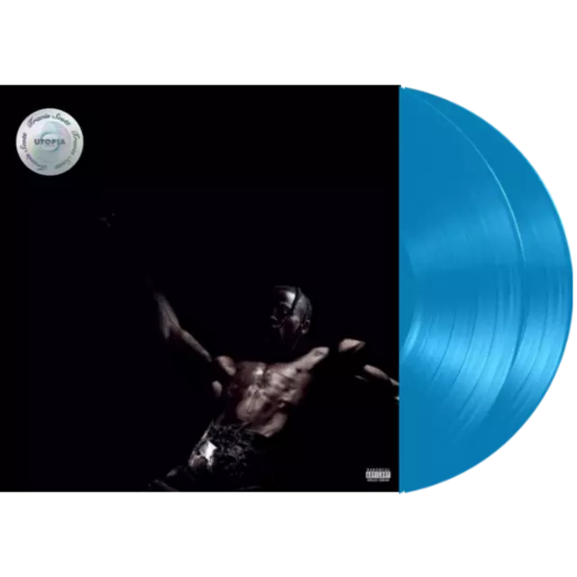 TRAVIS SCOTT: UTOPIA - Opaque Blue Vinyl Double LP inc. Meltdown ft. Drake  EUR 76,91 - PicClick IT