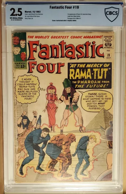 ~FANTASTIC FOUR #19~ (1963) ~1st app RAMA-TUT/KANG~ *CBCS 2.5*