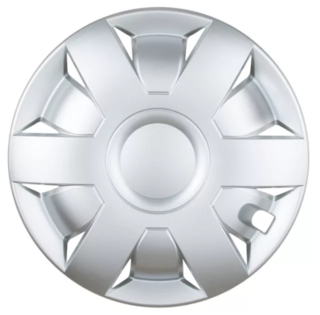 4x14" Wheel trims wheel covers for Skoda Fabia silver 14"