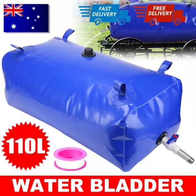 110L Large Camping Water Bladder Foldable Water Storages Tank Bag Fishing Garden