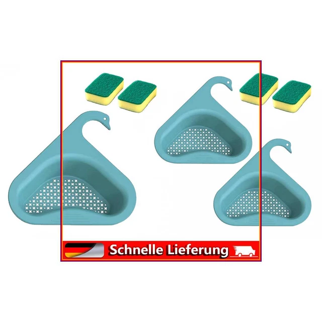 Strainer Basket with Sponge Multifunctional Leftover Soup Filter Storage Rack