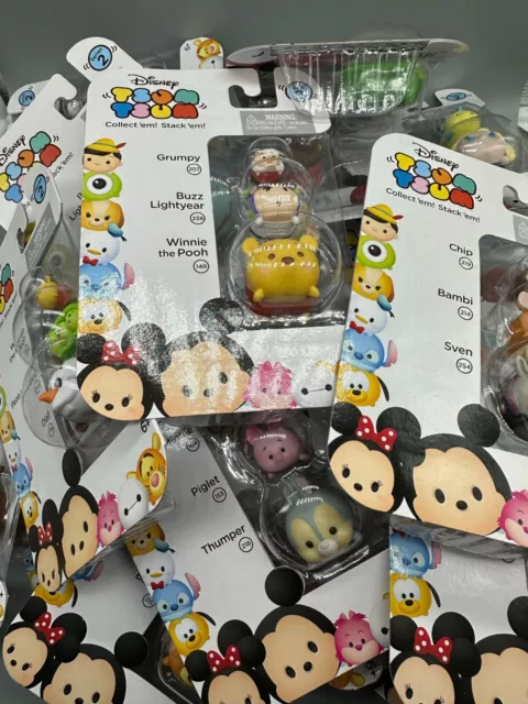 Disney Tsum Tsum Collect 'Em Stack 'Em Series 2 Collectibles 3 Pack You Choose!