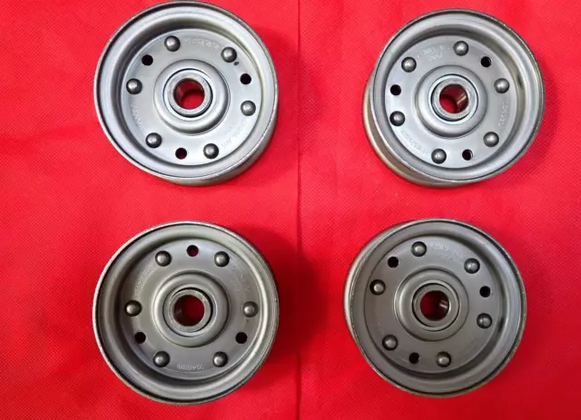 King Kutter FM 4” Idler Pulleys 164090 - 4 Pak - Also Fits CountyLine®