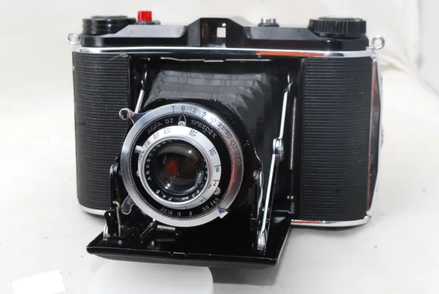 (7417) Agfa B2 Speedex 6x6 Folding Film Camera 85mm F4.5 from JAPAN, N-MINT!!