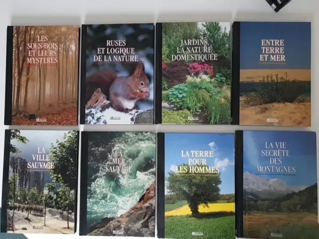 Belle Collection les secrets de la nature en France 12 volumes ATLAS