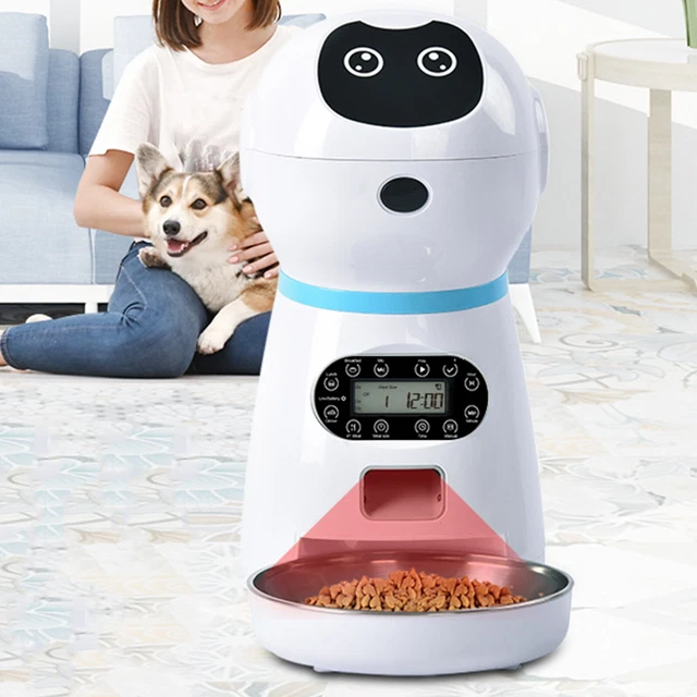 Automatischer Haustier Feeder 3.5L Auto mit Voice Record Timed Feeder für Hunde