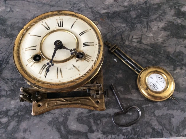 mécanisme horloge pendule à balancier- aiguilles géantes horloge 90 cm