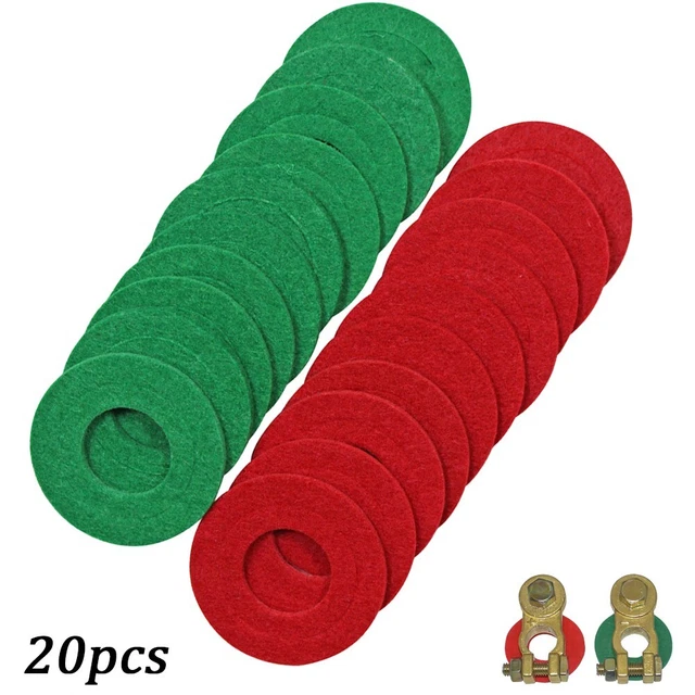 20 X/Set Anti Corrosion Car Battery Terminal Washers Bag Felt Washers Pad
