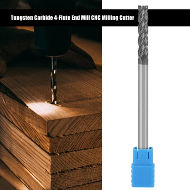 Neu Nützlich Schaftfräser Fräser 4-Flöte CNC Fräser 1 Tlg 100mm Ersatz
