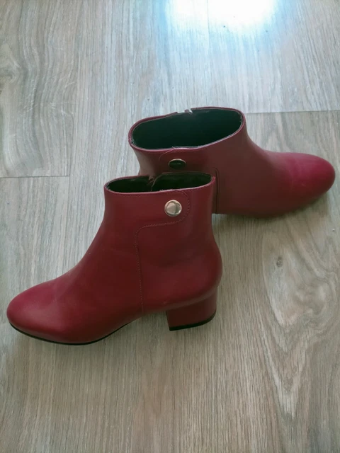 BOOTS FEMME MINELLI couleur rubis EUR 60 00 PicClick FR