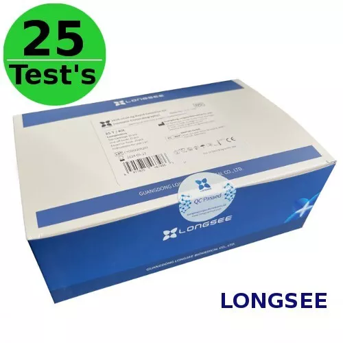 25x LONGSEE Antigen Schnelltest Profi AT-731/21 BfArM Corona Covid-19 Omikron