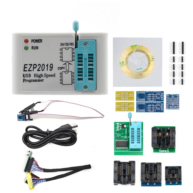 EZP2019 USB SPI programmatore EZP2019 supporta 24 25 93 EEPROM 25 flash BIOS C J9Y9