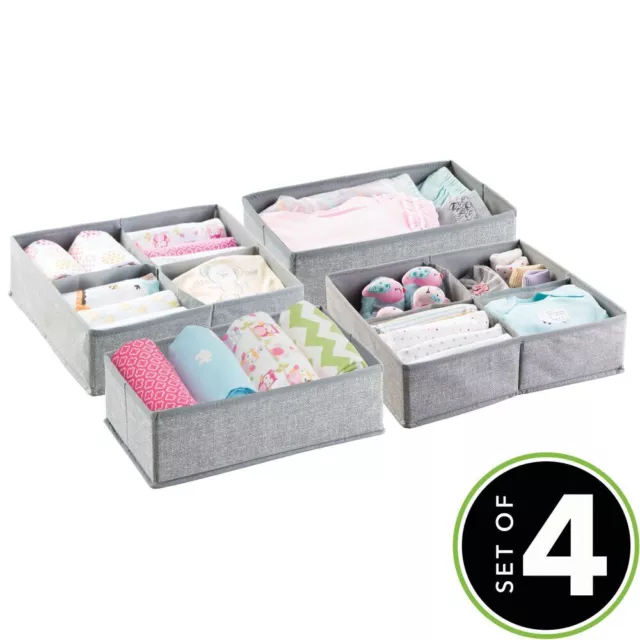 mDesign boîte de rangement – Set de 4 2