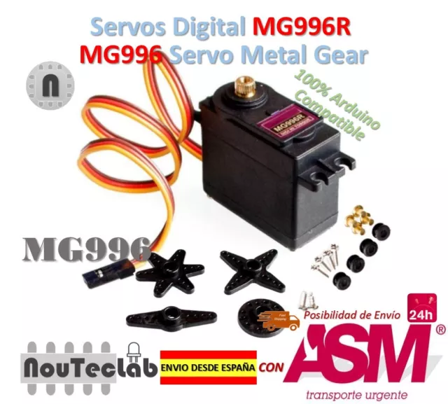 MG996R MG996 Metal Gear RC Servo High Speed & Torque RC CAR 1/8 for Arduino