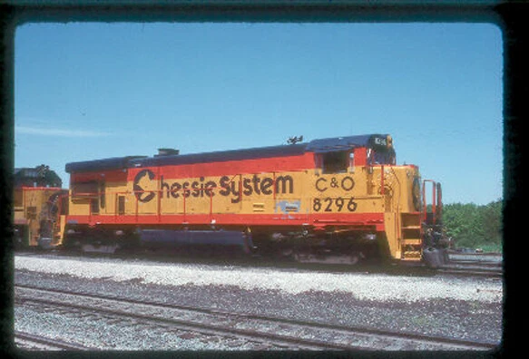 C&O 8296 B30-7 (CHESAPEAKE & OHIO) --- Original Slide T6-12