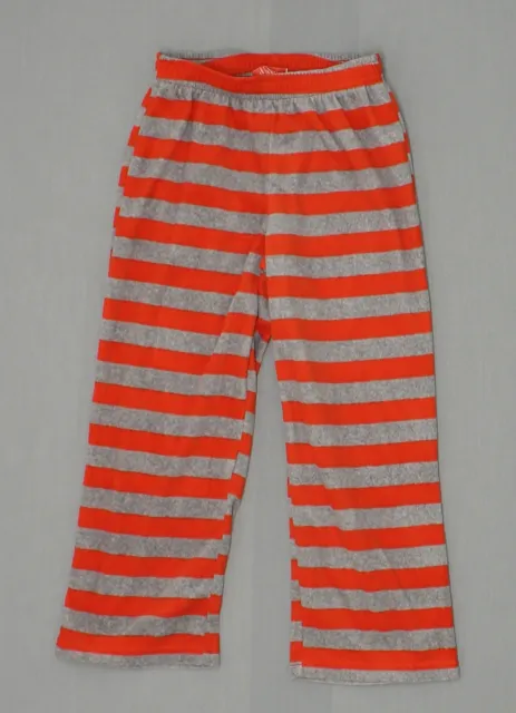 New Wondershop Boys Youth Striped Fleece Pajama Pants Red / Grey