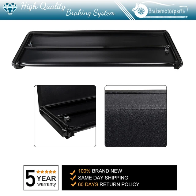 For 2004-2021 Ford F-150 F150 Truck Bed Adjustable Soft Top 4-Fold Tonneau Cover