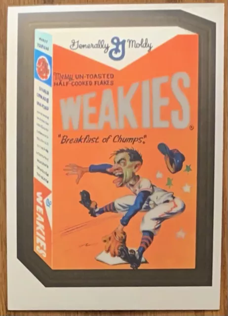 Weakies, Rare ! 2014 Topps Chrome Wacky Packages Card