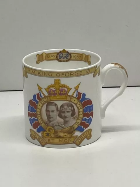 Shelley Bone china H.M.King George VI. Mug ( L109), Vintage