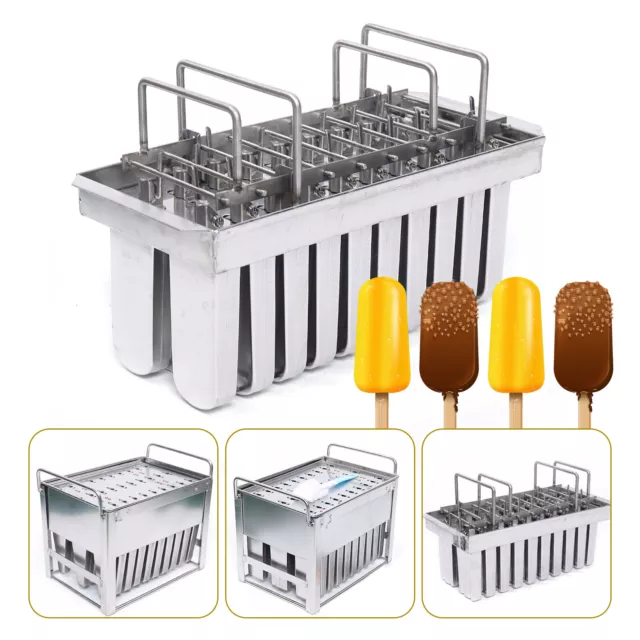 Frozen Popsicle Molds Ice Cream Pop Maker Freezer Fruit Sticks Holder For Summer