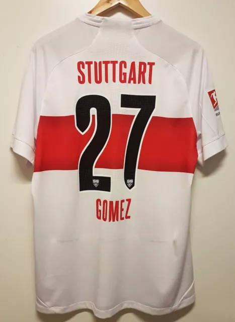 VfB Stuttgart home jersey 2019/20 - Mario Gomez #27 (Jako, L)