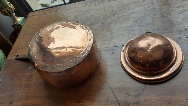 2 objets en cuivre ancien