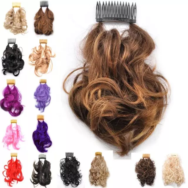 Invisible comb with wire Hair extensions, hair piece wire in various styles