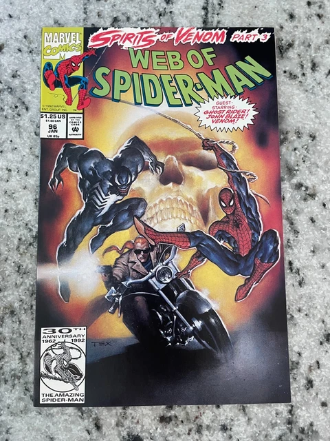 Web Of Spider-Man # 96 NM 1st Print Marvel Comic Book Venom Ghost Rider 3 J882