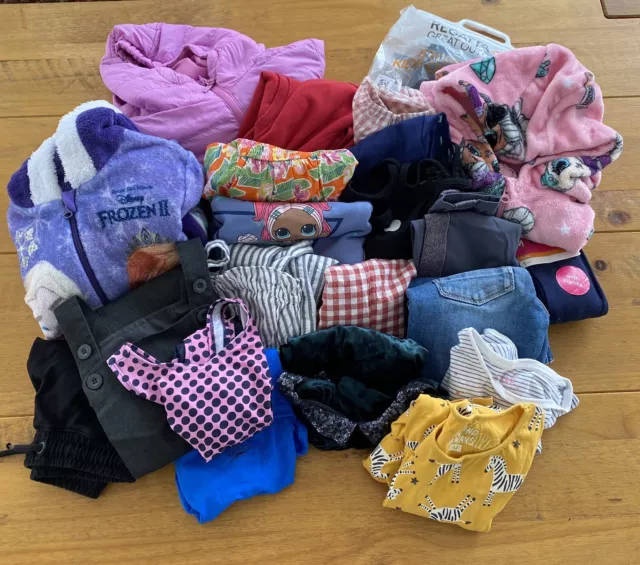 girls clothing bundle 5-6 years Nutmeg Trespass Speedo Next