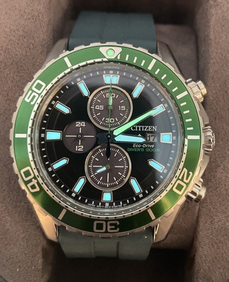 citizen promaster green bezel