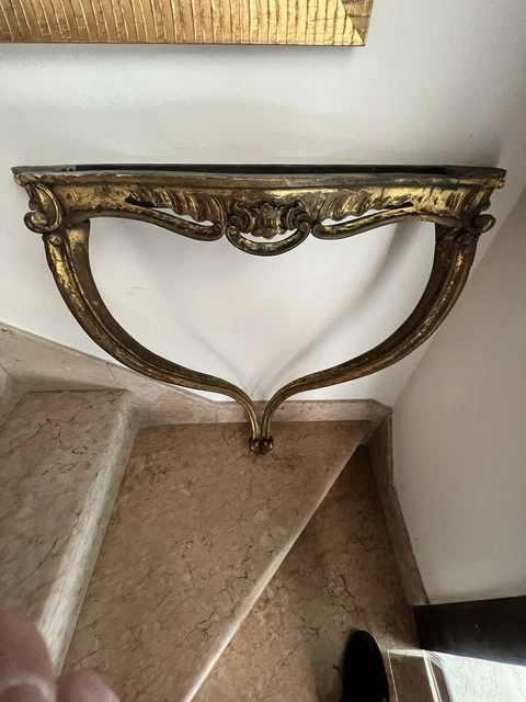 Deliziosa  Coppia ‘700 Console&Gueridon Per Progetti Di Restauro