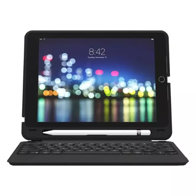 Zagg Slim Book Go Bluetooth Keyboard Case For Apple Ipad 10.2'' 7Th 8Th 9Th Gen