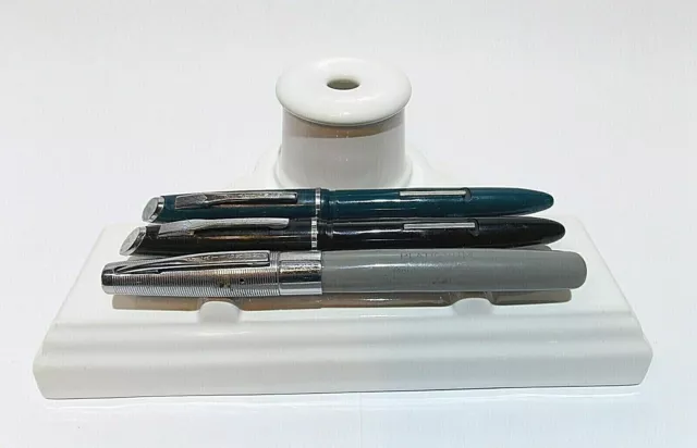 Calligraphy desktop pen stand ink pot, dish inkwell dip pen holder desk  stand 01