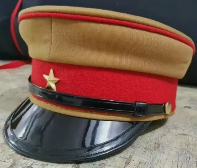 WW2 IJA Imperial Japanese Army Officer Uniform Peaked Visor Hat Cap Nakata 59