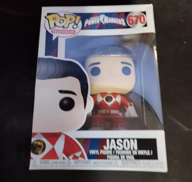 Funko Pop! Vinyl: Power Rangers - Jason #670 BOX DAMAGE