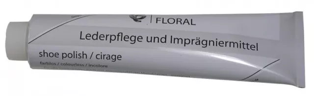 1 BW Schuhcreme 125 ml farblos Lederpflege Bundeswehr Floral