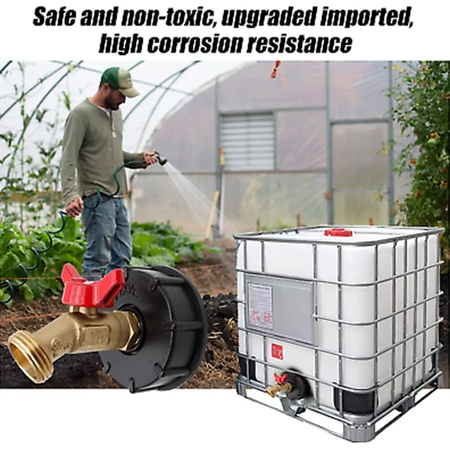 2022 Neu Wassertank Adapter Tote 275-330 Schwarz Kupfer Gallon Pe Material