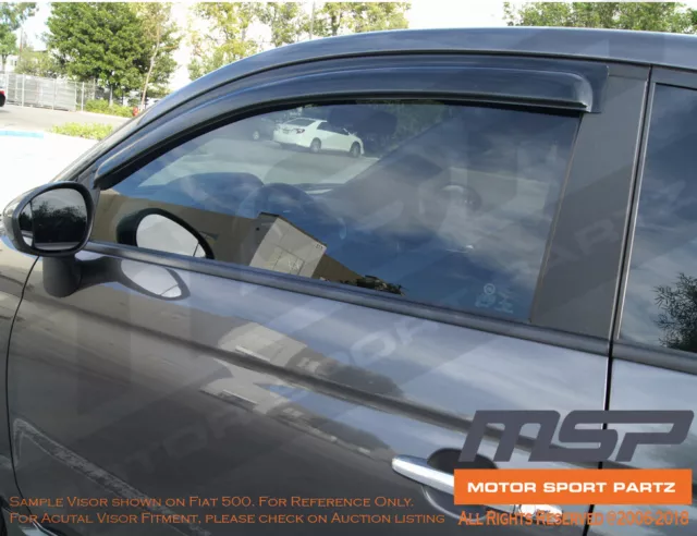JDM Out-Channel Vent Visors 3pcs Deflector & Sunroof For Acura RSX 02-06 4DRs