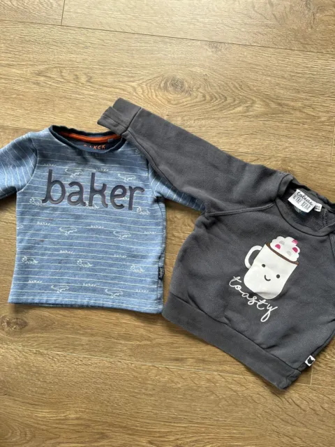 Ted Baker + Tobias & The Bear 2 x Jumper / Sweatshirt Bundle - 6-12 Months