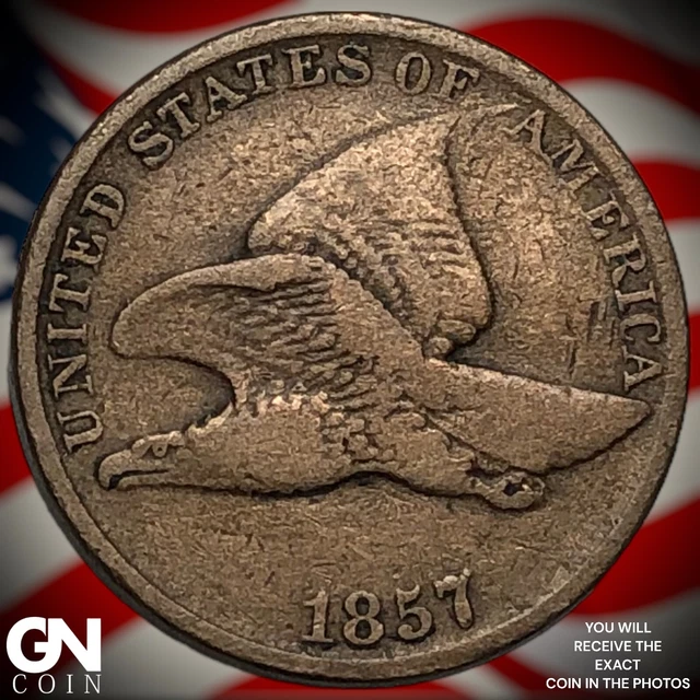1857 Flying Eagle Cent  Q3657