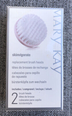 Mary Kay Skinvigorate Repuesto 2 Nuevo en Caja Cepillo Cabezal Limpieza de la Piel