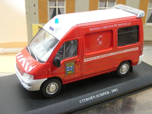 1/43 NOREV CITROËN Jumper Hdi VSAV Miniature Collection Pompiers