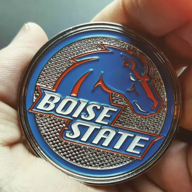 PREMIUM NCAA Boise State Poker Chip Card Guard Challenge Coin Golf Marker NEW