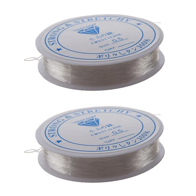 2X 20 Meters Spool of Strong Beading Thread Cord Wire JewellerC6D8