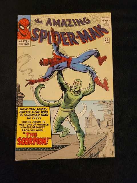 AMAZING SPIDER-MAN #20  Origin & 1st Appearance Scorpion 6.0 FN Marvel 1965
