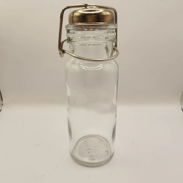 Wheaton 9 Vintage Glass Shaker Jar With Bale Top
