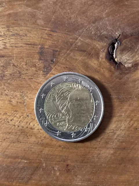Pièce De 2 Euros Rare SIMONE VEIL
