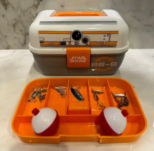 Star Wars Zebco Kids Fishing Tackle Box Removable Tray
